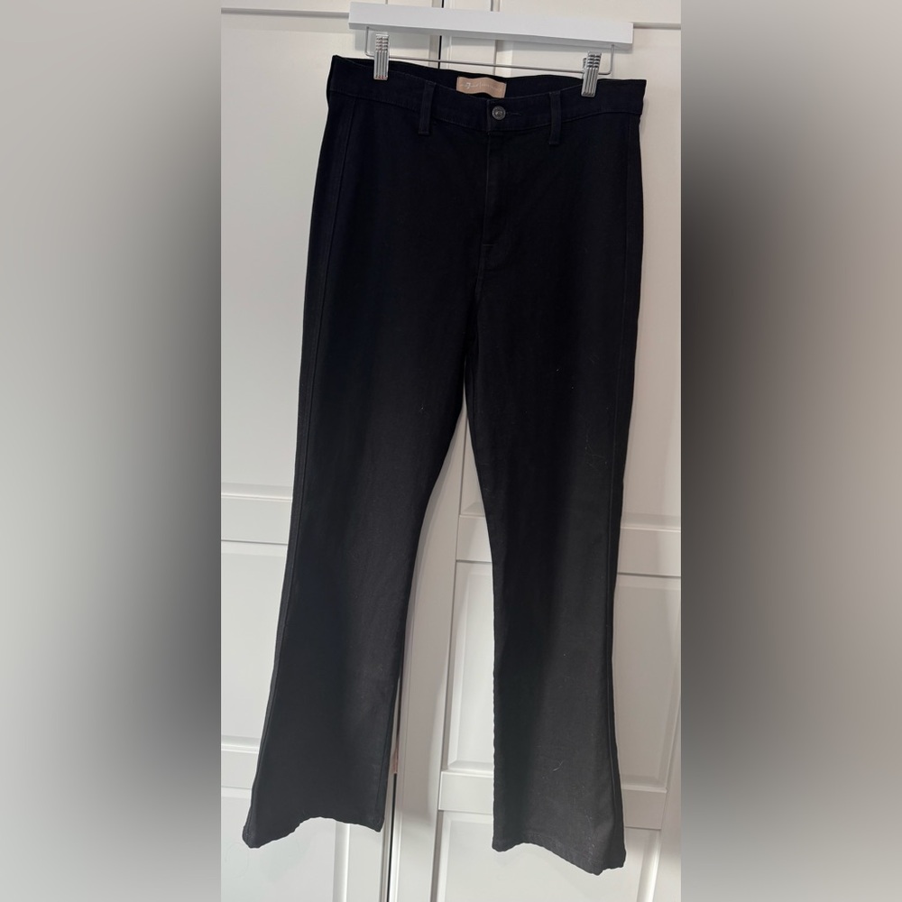 7 For All Mankind Black Tailor-less Flare Bootcut Luxe Vintage Jeans Size:31